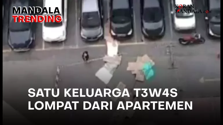 Satu Keluarga Lompat Dari Rooftop