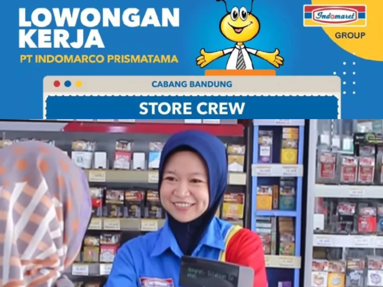 KESEMPATAN! Indomaret Bandung Gelar Loker untuk Tamatan SMA dan SMK