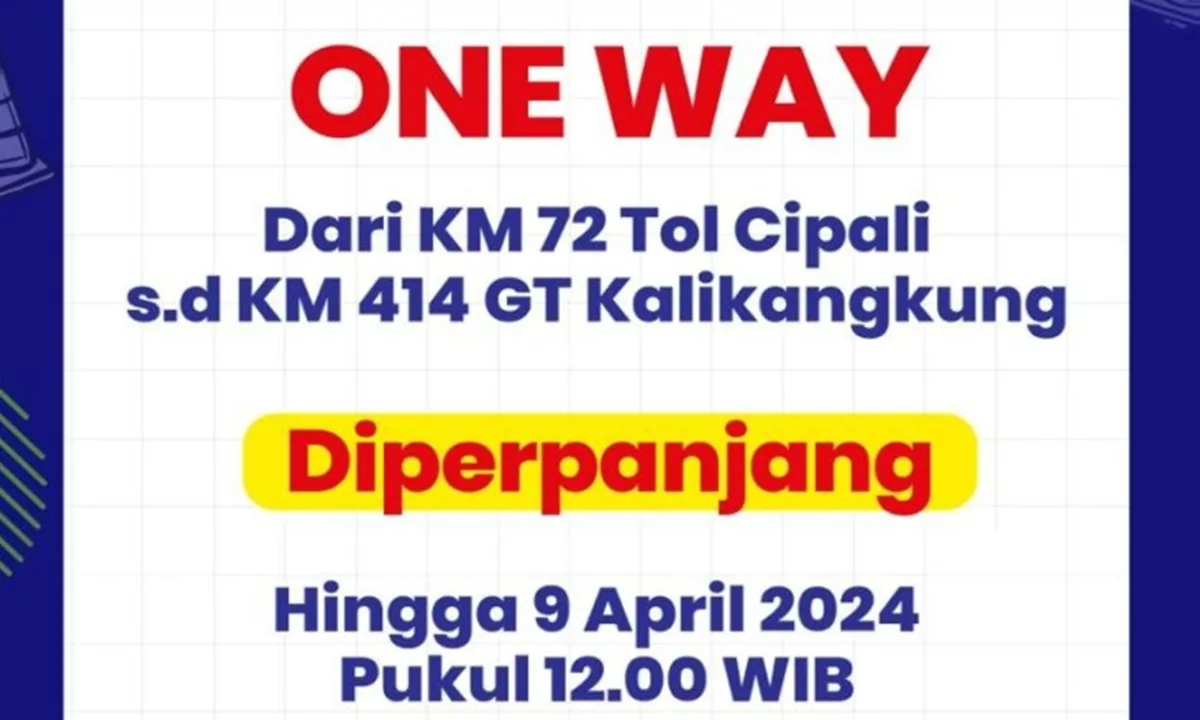 one way tol cipali