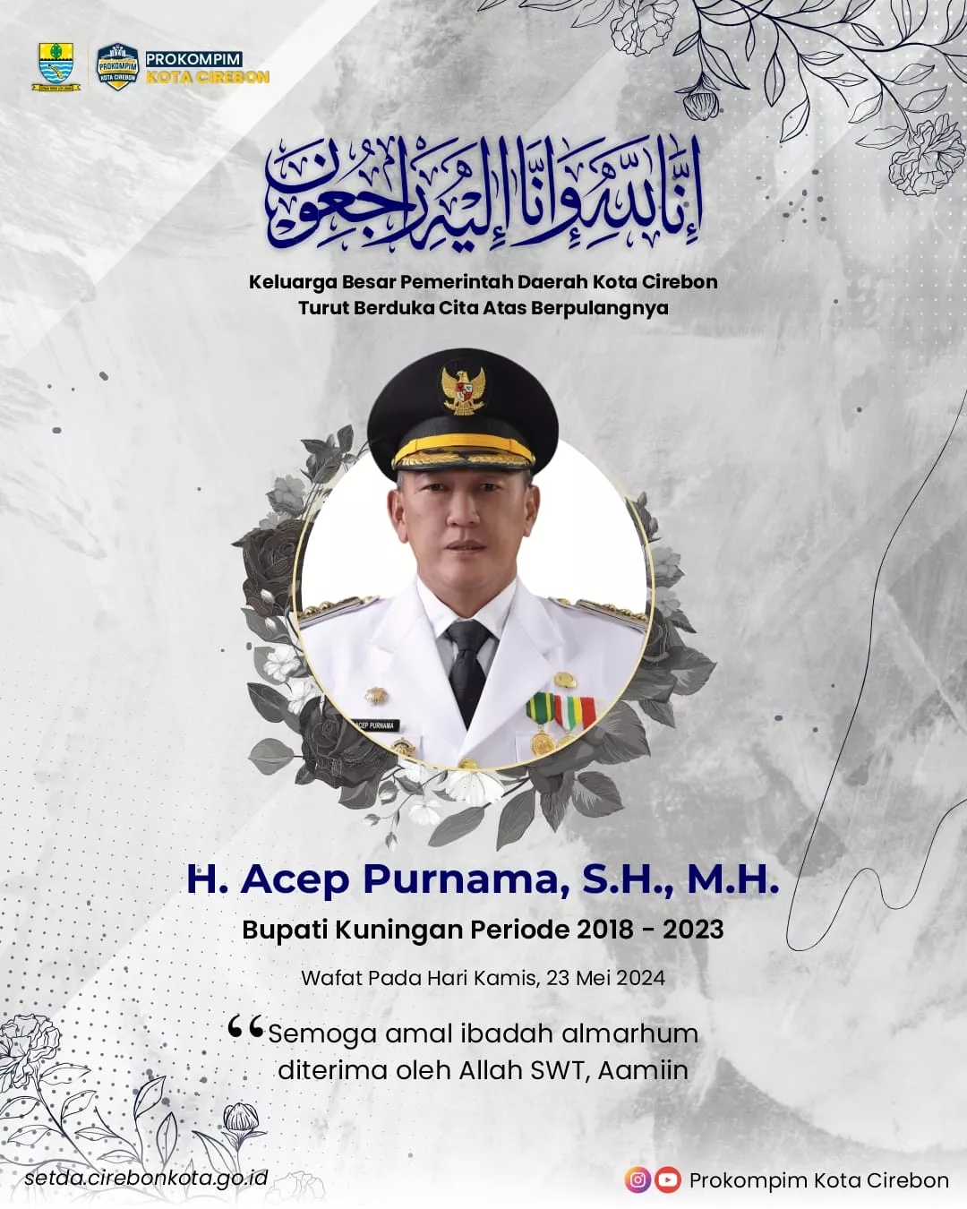 Almarhum H Acep Purnama, Mantan Bupati Kuningan