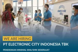 PT Electronic City Indonesia Buka Loker Jadi Kasir Lulusan SMA dan SMK di Jabodetabek