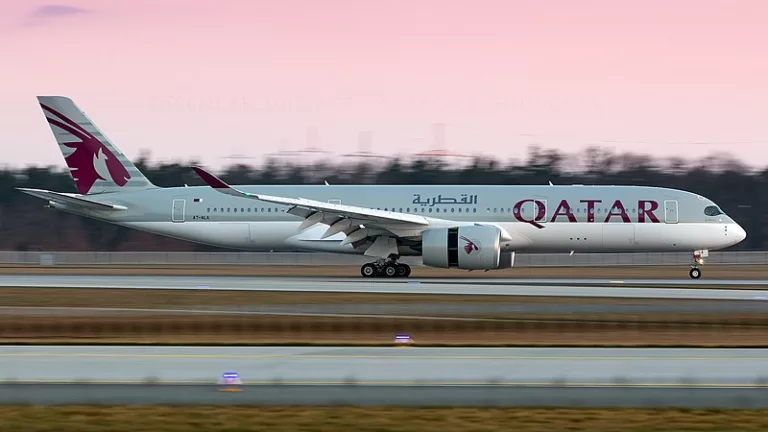 Ilustrasi Pesawat Qatar Airways