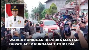 Ratusan Warga Kuningan Iringi Jenazah H. Acep Purnama