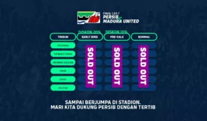 tiket persib ludes