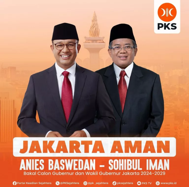 Anies Baswedan dan Sohibul Iman di calonkan PKS maju di Pilgub DKI Jakarta