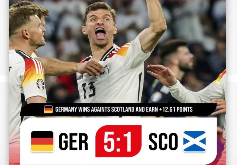 Jerman menang 5-1 lawan Skotlandia