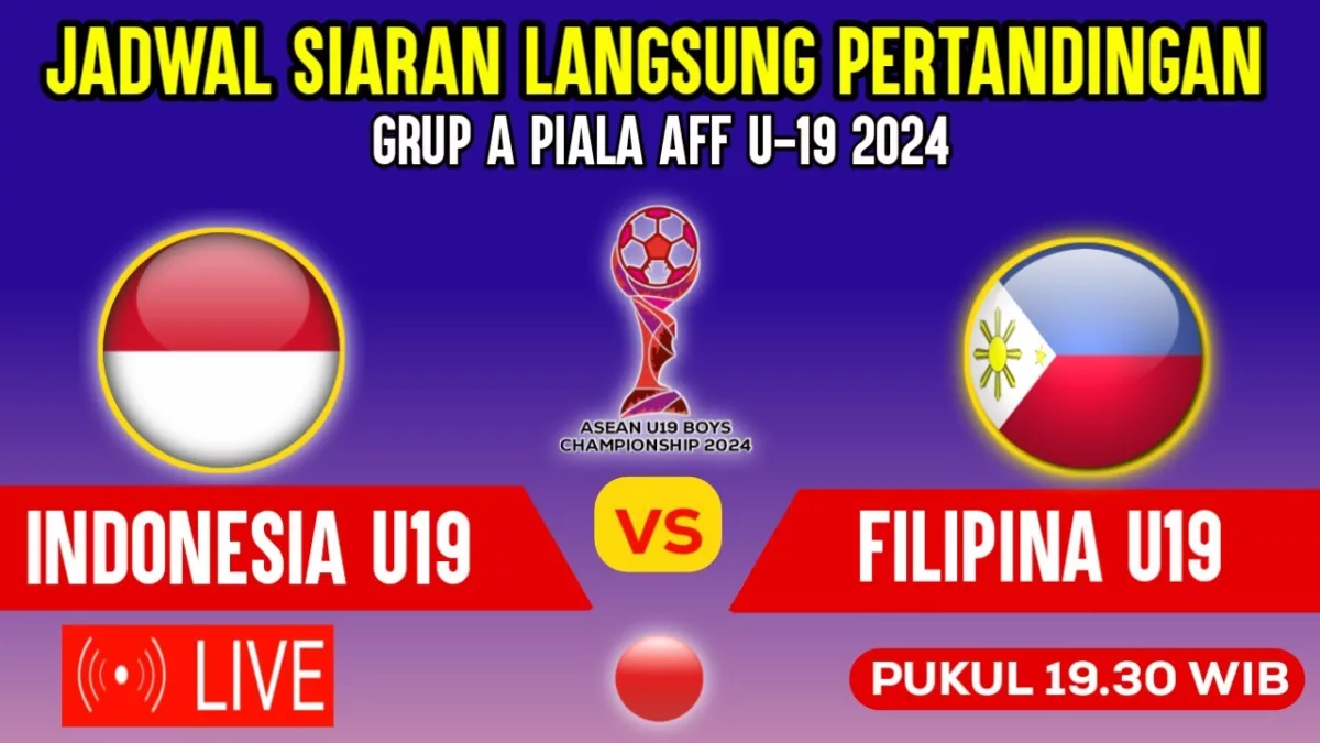 Jadwal Timnas Indonesia Piala AFF U-19 2024, Masuk Grup Neraka?