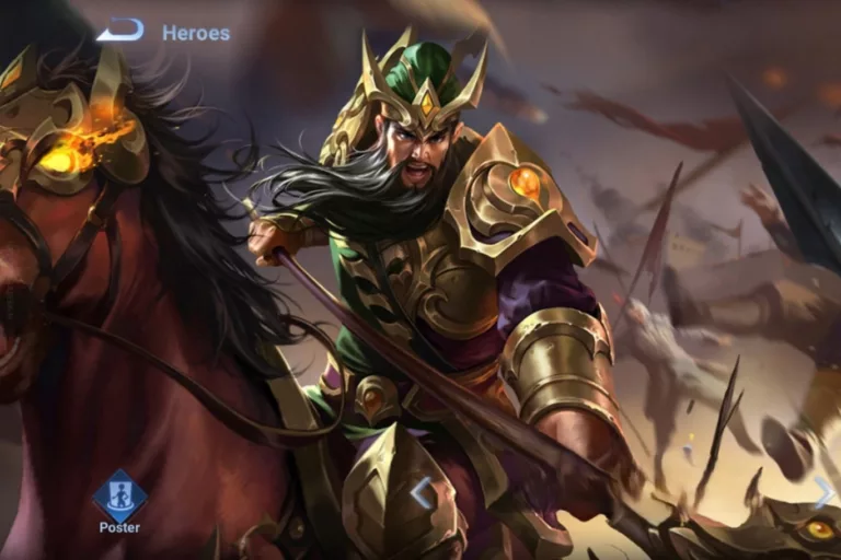 Arcana dan Build Item Guan Yu Honor of Kings (HOK) Terbaik Juli 2024