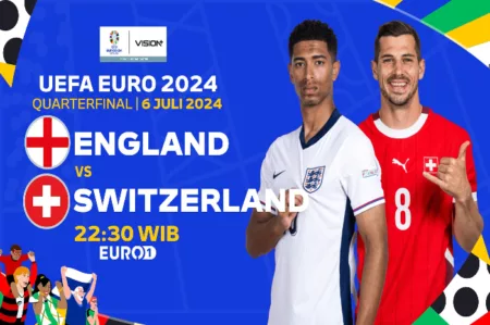Link Live Streaming Inggris vs Swiss di EURO 2024, Ujian Berat untuk Three Lions