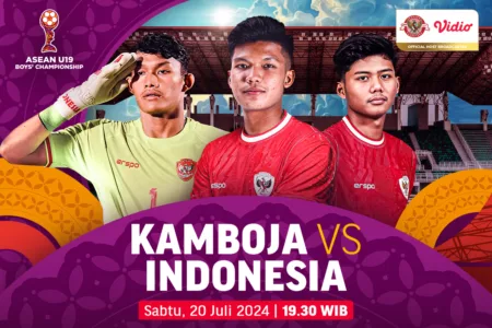 Hasil Pertandingan Piala AFF U19 2024 Indonesia vs Kamboja Babak 1