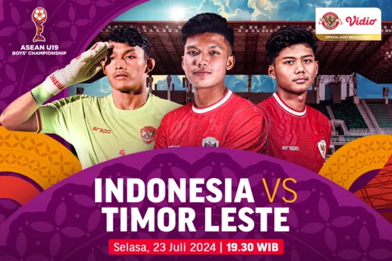 Link Streaming Piala AFF U19 2024 Indonesia vs Timor Leste, Prediksi Pemain dan Head to Head