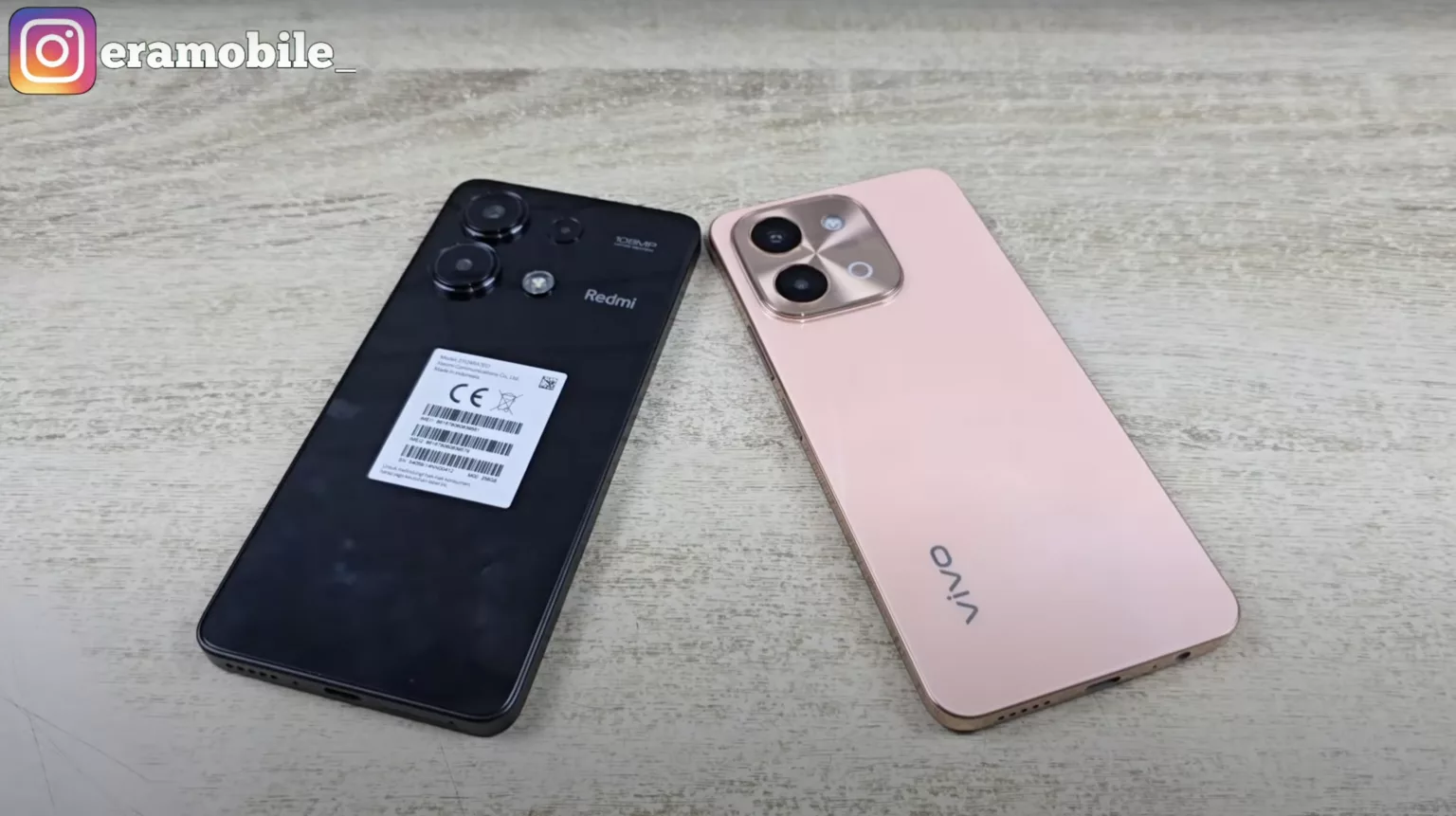 Perbandingan Smartphone Vivo Y28 dan Redmi Note 13 4G (Youtube/ Era Mobile)