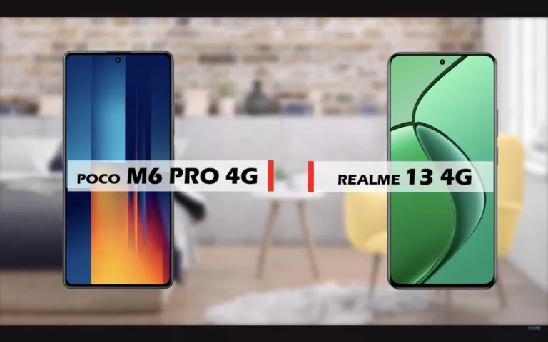 Perbandingan smarphone Xiaomi Poco M6 Pro 4G vs Realme 13 4G (Youtube/reviewFira)