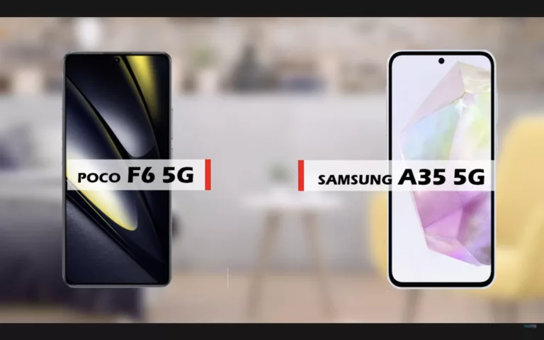 Perbandingan Smartphone Poco F6 5G vs Samsung A35 5G (Youtube/reviewFira)