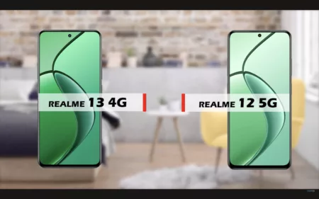 Perbandingan smartphone Realme 13 4G vs Realme 12 5G (Youtube/reviewFira)