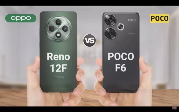 Perbandingan smartphone Oppo Reno 12F 5G vs Poco F6 (Youtube/World of Tech)