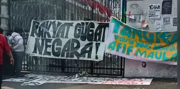 Mahasiswa mulai turun ke jalan tolak revisi UU Pilkada