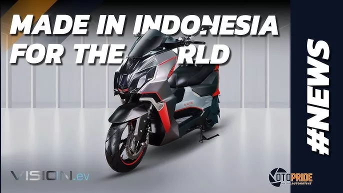 Motor Listrik Imoto Vision.ev, motor produksi anak bangsa yang bisa ngebut sampai 105 km per jam