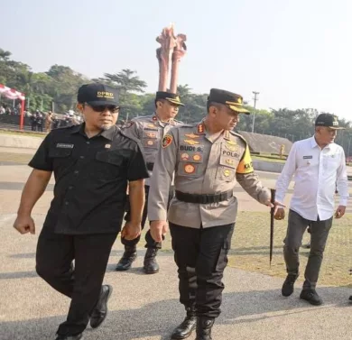 Ketua Sementara DPRD Kota Bandung Agus Andi Setyawan, Hadiri Pengamanan Pilkada Serentak 2024