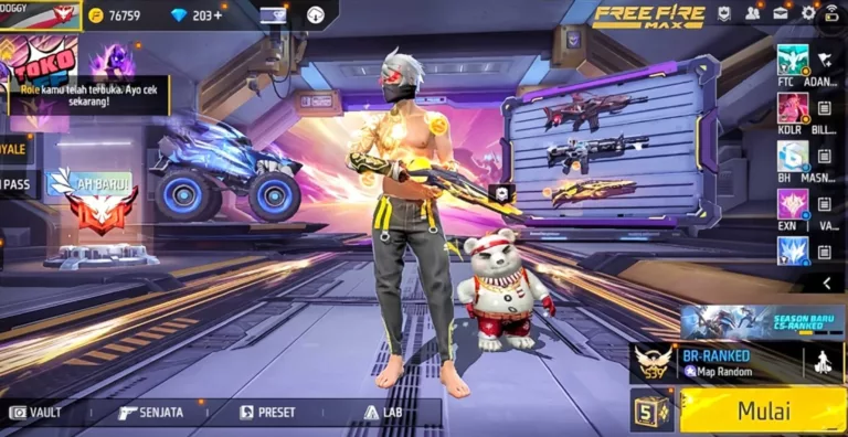 Akun FF Sultan Free Fire No Nenagamer Hari Ini Kamis 29 Agustus 2024 (Facebook/Garena Monton)