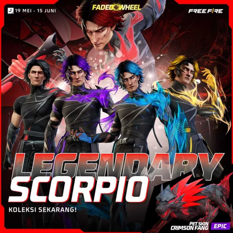 Klaim Bundle Scorpio melalui kode redeem FF hari ini di Garena Free Fire (Facebook/Garena Free Fire)