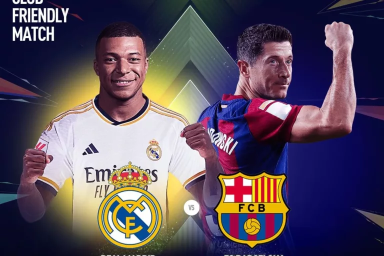 Prediksi Skor Real Madrid vs Barcelona Friendly Match Live Streaming di Trans TV