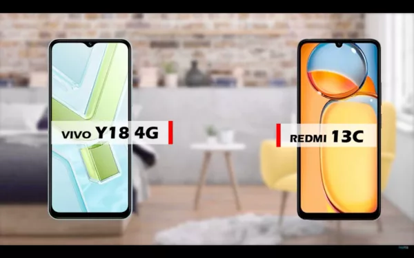 Perbandingan Lengkap Spesifikasi dan Performa Smartphone Vivo Y18 vs Xiaomi Redmi 13C (Youtube/reviewFira)