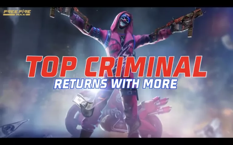 akun FF rank GM Hari Ini Dengan Bundle Top Criminal Red (Garena Free Fire)