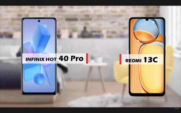 Infinix Hot 40 Pro vs Xiaomi Redmi 13C (Youtube/reviewFira)