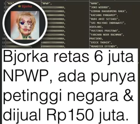 Kebocoran Data NPWP oleh Bjorka