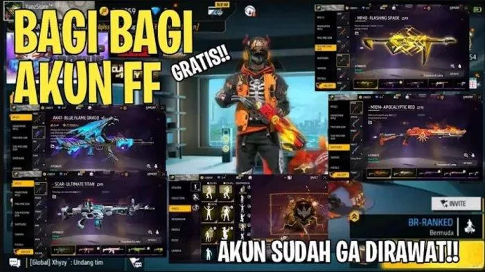 No Tipu Tipu Club BAGI-BAGI Banyak AKUN Free Fire (FF) SULTAN GRATIS 20 September 2024.webp