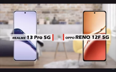 Performa dan fitur Realme 13 Pro 5G dan Oppo Reno 12F 5G (Youtube/reviewFira)