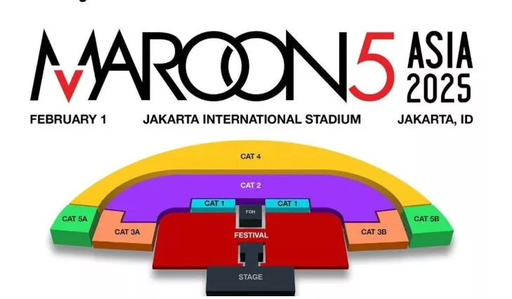 Begini konsep konser Maroon 5 yang akan digelar di Indonesia.