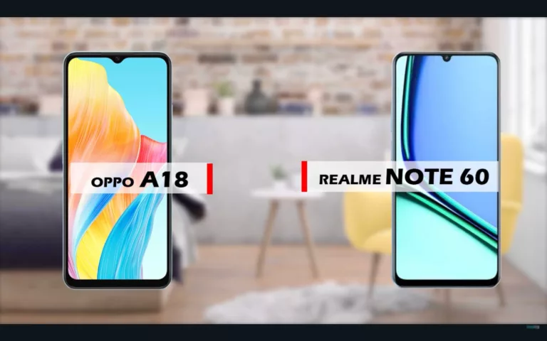 Perbandingan Spesifikasi Fitur Performa dan Harga Smartphone Oppo A18 vs Realme Note 60 (Youtube/reviewFira)