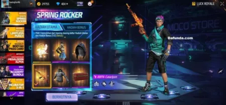 Kode Redeem Free Fire (FF) Spring Roocker 17 September 2024