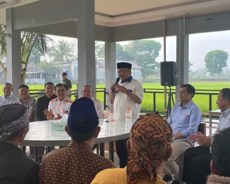 Ahmad Syaikhu saat bersilaturahmi dengan tokoh-tokoh di Kabupaten Bandung