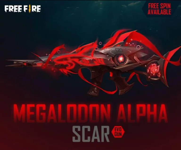 Kode Redeem FF Evo Gun Megalodon Alpha