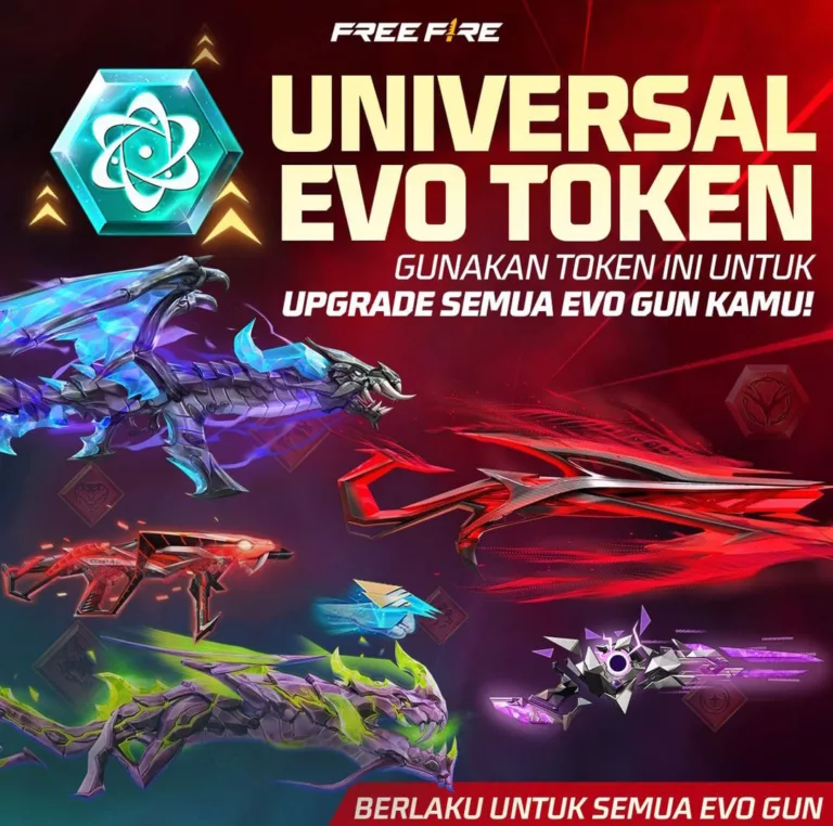 Kode Redeem FF Token Evo GUn