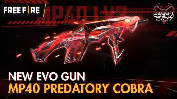 Akun FF Sultan Gratis MP40 Predatory Cobra