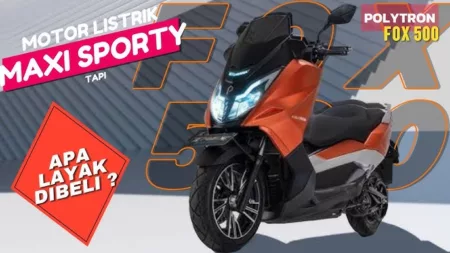 Potret sepeda mtoor listrik Polytron Fox 500