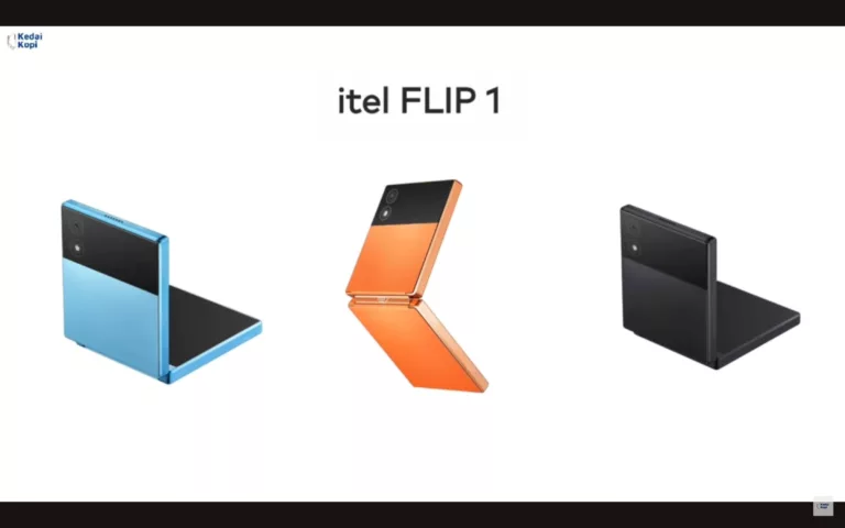 Review lengkap harga dan spesifikasi Itel Flip 1 Ponsel lipat feature phone (Youtube/Kedai Kopi)