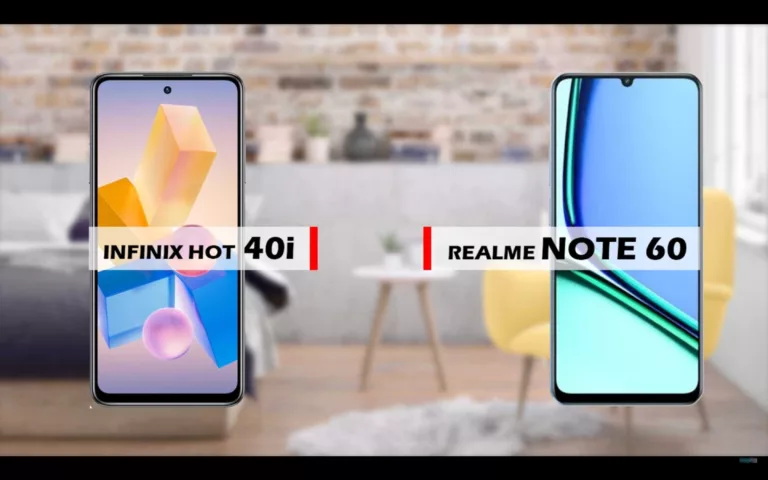 Perbandingan Lengkap Spesifikasi dan performa Smartphone Infinix Hot 40i vs Realme Note 60 (Youtube/reviewFira)