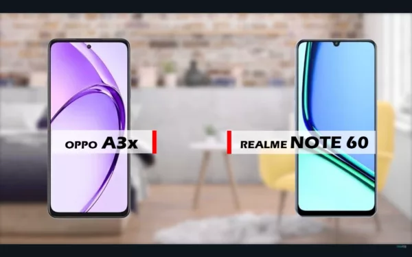 Perbandingan Spesifikasi dan Performa Smartphone Oppo A3x vs Realme Note 60 (Youtube/reviewFira)