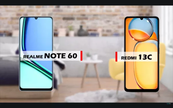 Perbandingan Lengkap Harga dan Spesifikasi Smartphone Realme Note 60 vs Xiaomi Redmi 13C (Youtube/reviewFira)