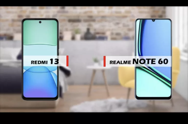 Perbandingan Spesifikasi dan Performa Smartphone Redmi 13 vs Realme Note 60 (Youtube/reviewFira)