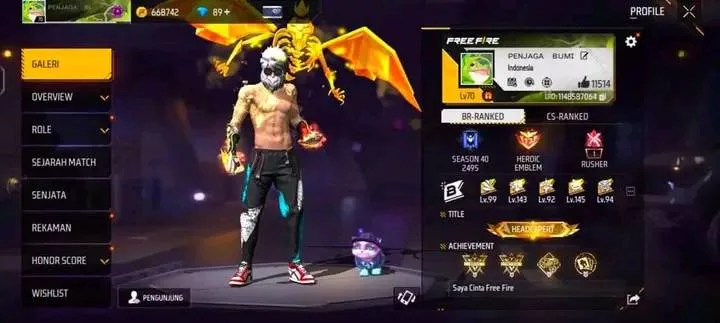 Ampun Bwang ! Akun FF Sultan Gratis Masih Aktif Hari Ini Rabu 9 Oktober 2024, Skin Epic dan Emote Langka Gratis