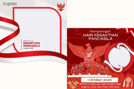 Berikut link Twibbon Hari Kesaktian Pancasila 2024 pada tanggal 1 Oktober 2024