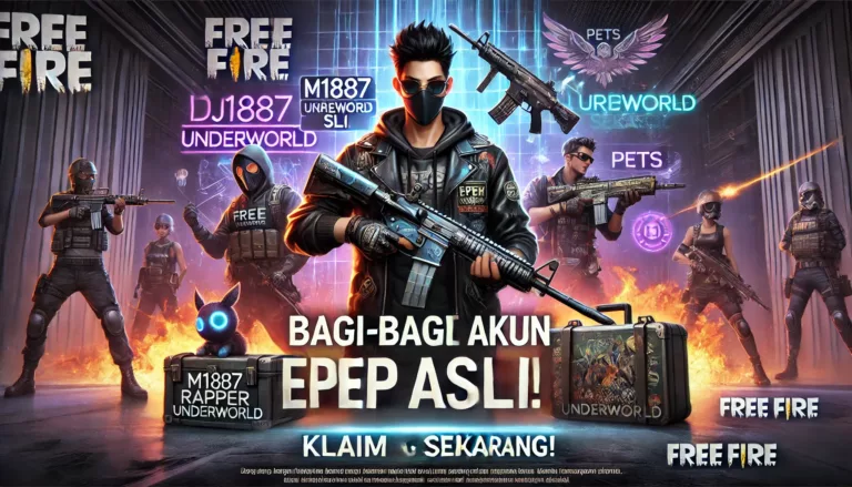 Gebyar Booyah! Bagi-Bagi Akun Epep Sultan Gratis, Ada M1887 Rapper Underworld + Senjata Dewa! Cuma 26 Oktober 2024!