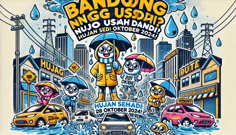 Bandung Auto Ngga Usah Mandi? Hujan Seharian di 28 Oktober 2024!