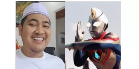 Pelantikaan DPR Jamaludin Malik Berkostum Ultraman, Ini Alasannya